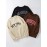 3 Packs Letter Print Pullover Sweatshirt, Casual Long Sleeve Crew Neck Sweatshirt For Fall & Winter, Women's Clothing